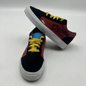 Vans X The Simpsons SK8-Low El Barto Unisex Kids Size 3 Skateboard Shoes
